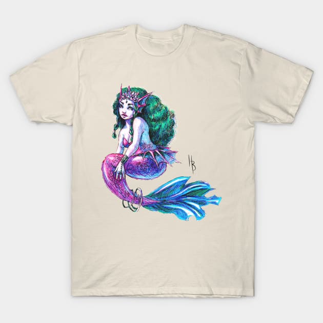 Colorful mermaid T-Shirt by Hannahbattle